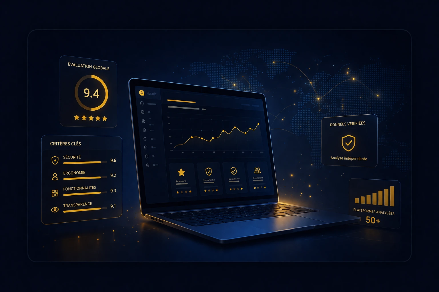 Visualisation analytique des plateformes numériques